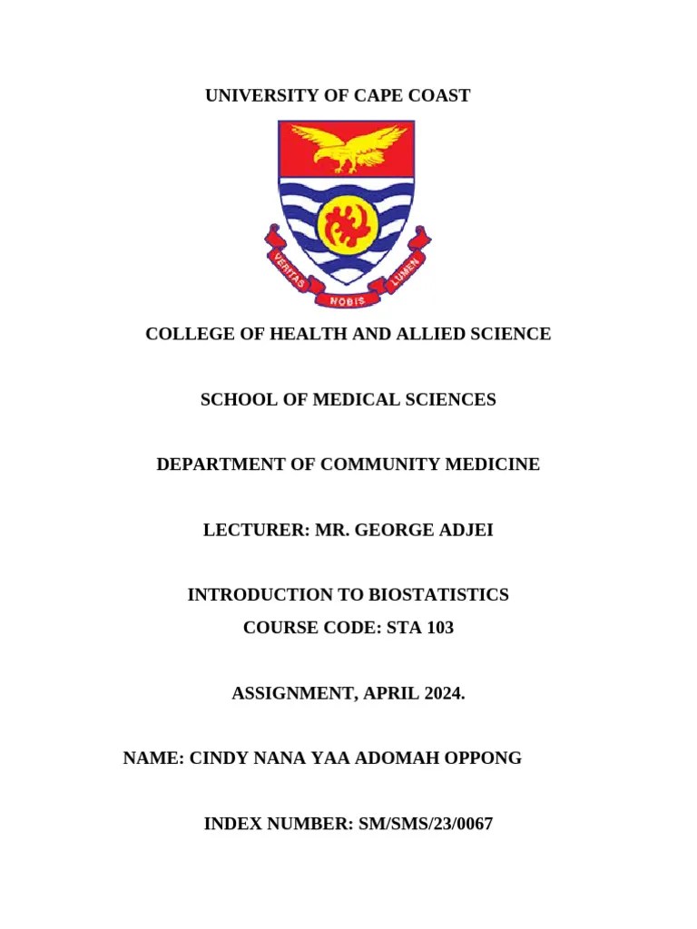 Biostatistics Assignment | PDF | Student's T Test | Normal Distribution