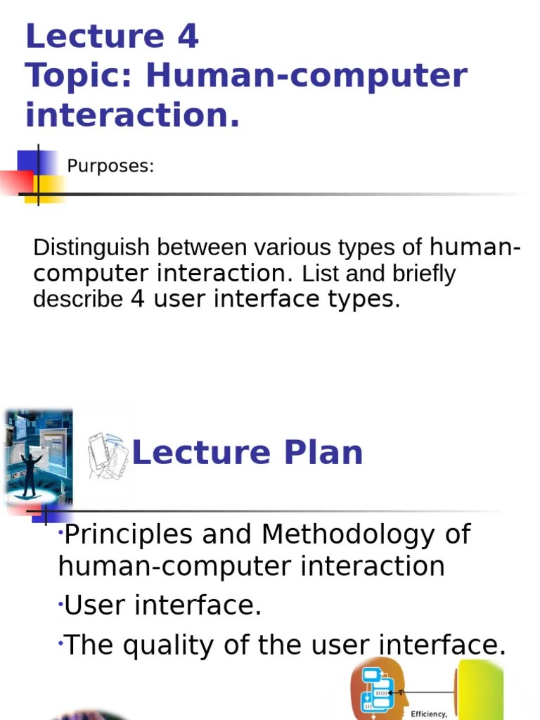 Lec4n Human-Computer Interaction. | PDF | Graphical User Interfaces ...