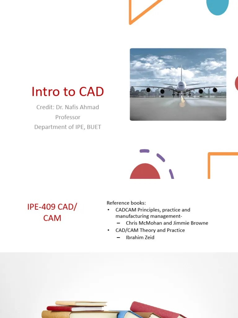 1 Intro To CAD | PDF | Computer Aided Design | Engineering