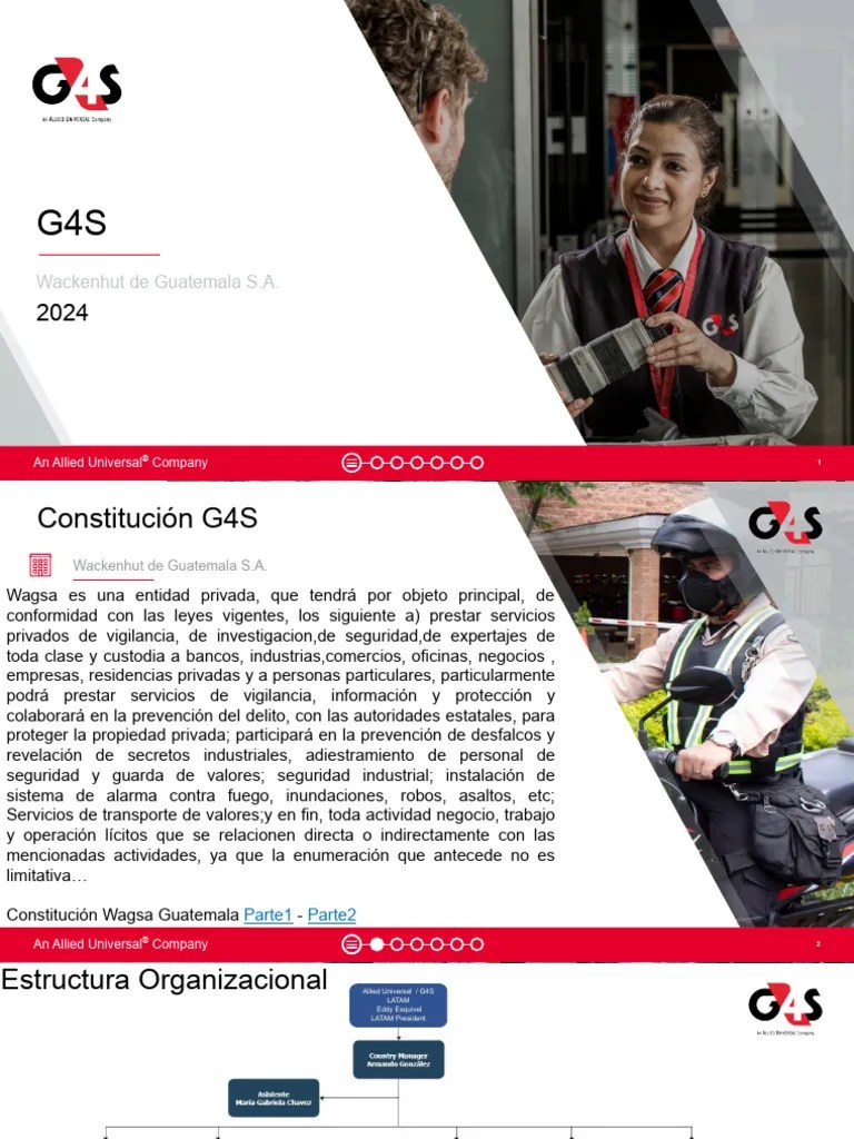 Recursos Humanos En G4S Guatemala PDF Creaci N De Capacidad Valores 1