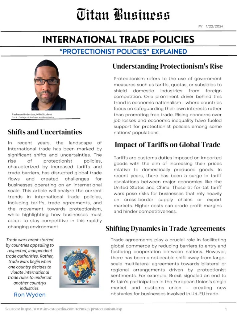 International Trade | PDF | Tariff | Protectionism