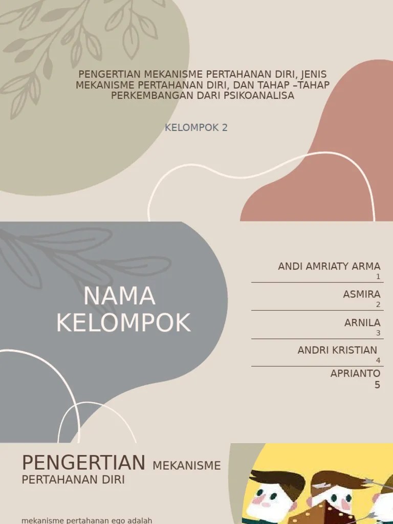 Pengertian Mekanisme Pertahanan Diri, Jenis Mekanisme Pertahanan | PDF | Pengembangan Diri ...