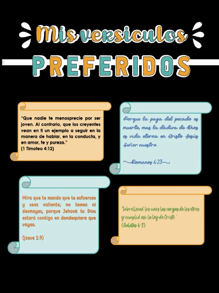 Mis Versiculos Preferidos PDF | PDF