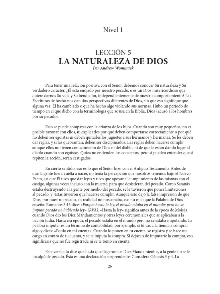 Discipleship Evangelism Study Guide Language Spanish Level 1 Lesson 5 ...