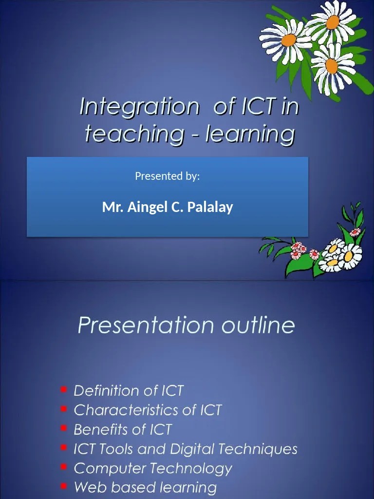 Integration Of Ict In Teaching And Learning | PDF