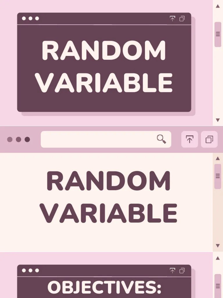 Week 1 Random Variable | PDF | Random Variable | Experiment