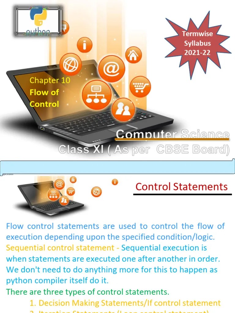 5 - Flow Of Control 10 | PDF | Control Flow | Computer Engineering