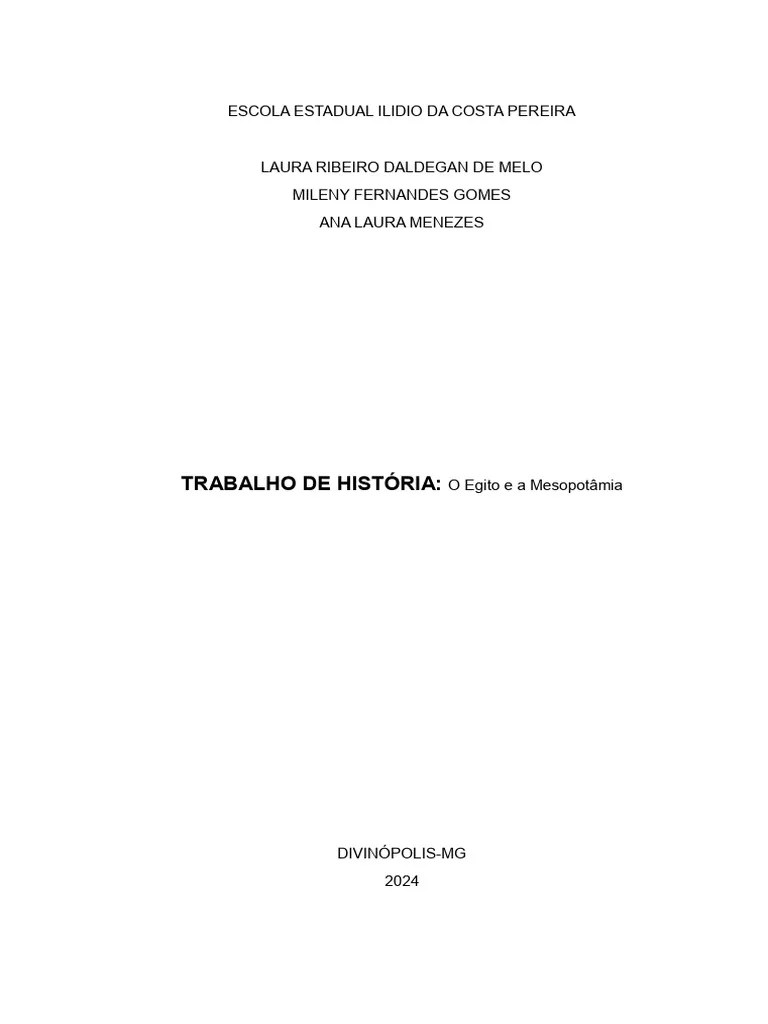 Egito Antigo | PDF | Mesopotâmia | Antigo Egito