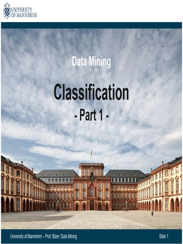 DM02-Classification-1 | PDF | Statistical Classification | Applied ...