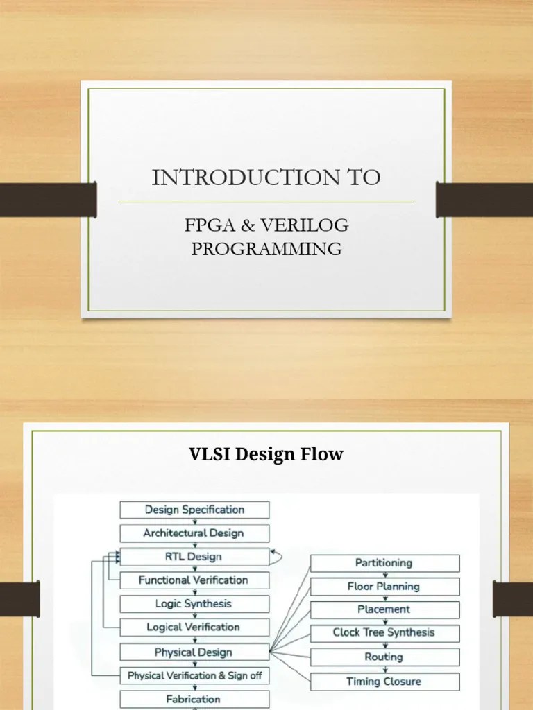 Introduction To FPGA And Verilog | PDF | Hardware Description Language ...