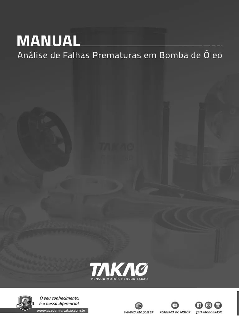 Manual De Falhas Prematuras - Bombas De Óleo | PDF