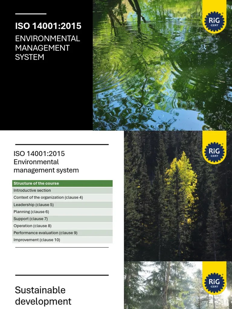 ISO 14001 2015 Environmental Management System | PDF | Audit | Internal ...