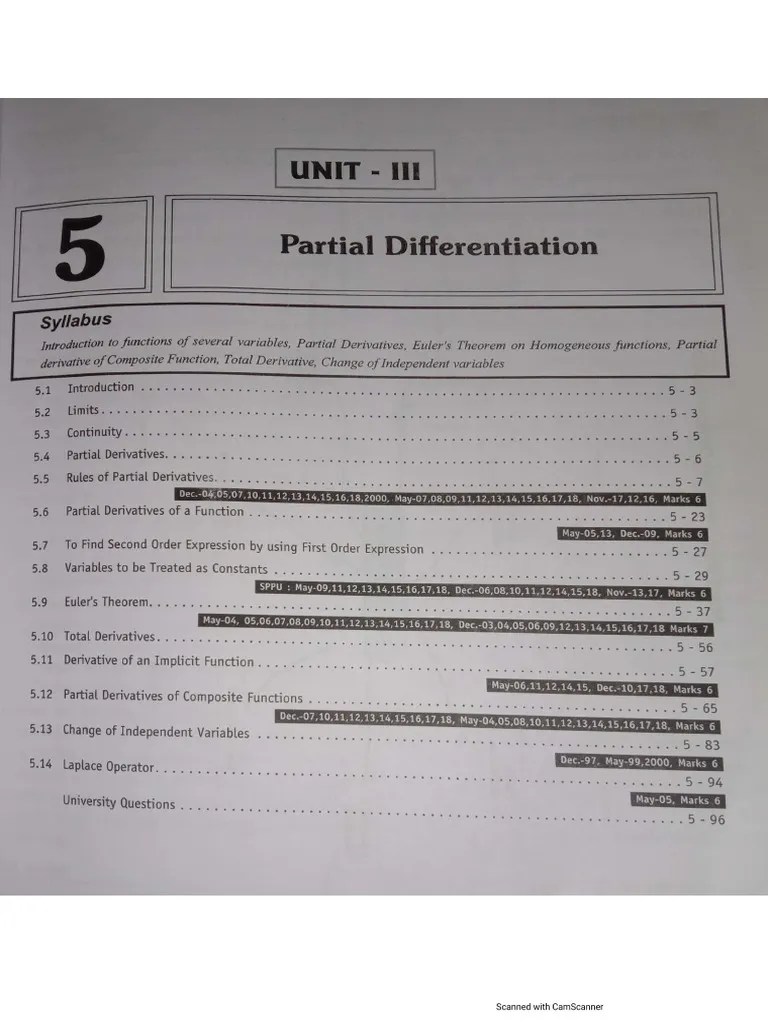 Partial Differentiation | PDF