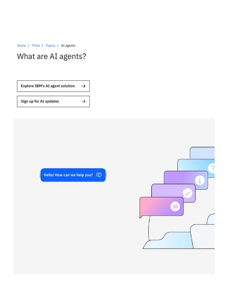 What Are AI Agents? | IBM | PDF | Artificial Intelligence ...
