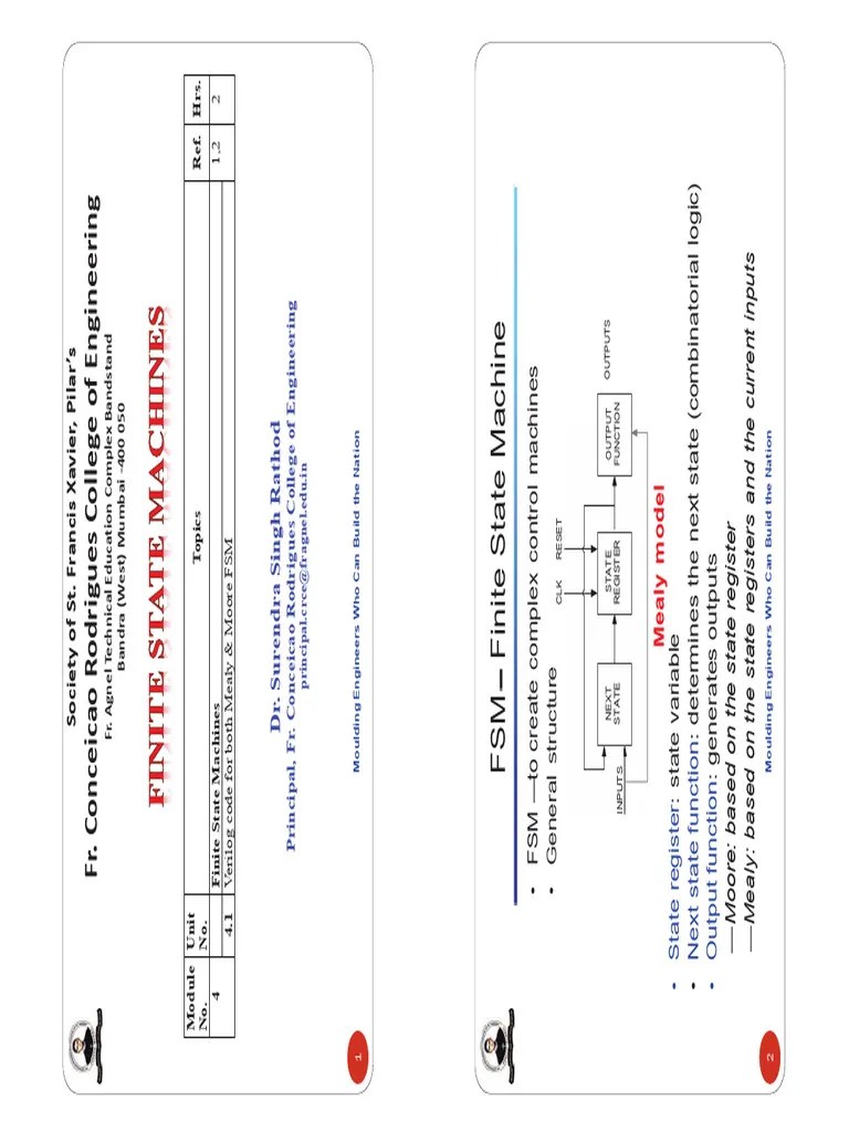 Verilog Programing_ch3_FSM_handouts | PDF | Electronic Design ...