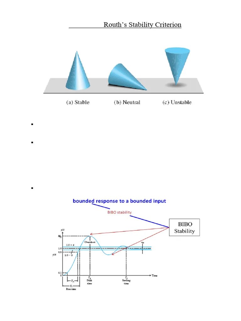 Lecture14-Routh Stability Criterion | PDF | Zero Of A Function | Numerical Analysis