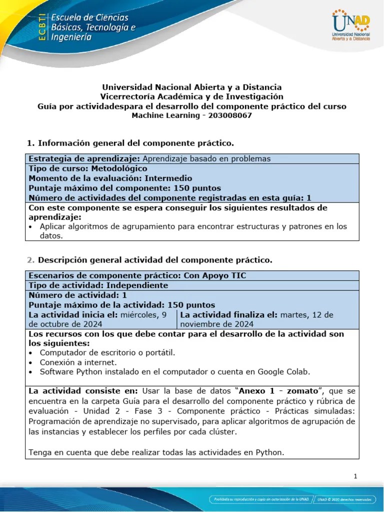 Guía Para El Desarrollo Del Componente Práctico - Unidad 2 - Fase 3 - Componente Práctico ...