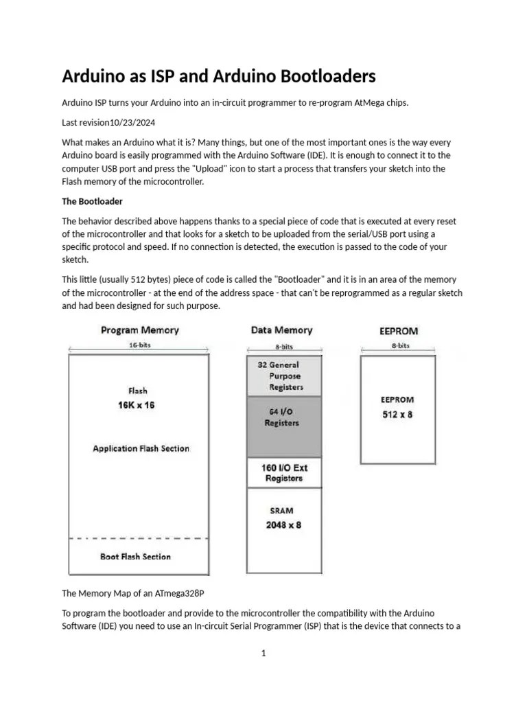 Arduino Bootloader Programming Guide | PDF | Arduino | Microcontroller