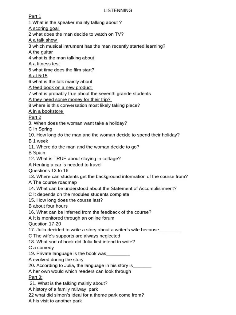 Listening-c1 | PDF | Protectionism | Tariff