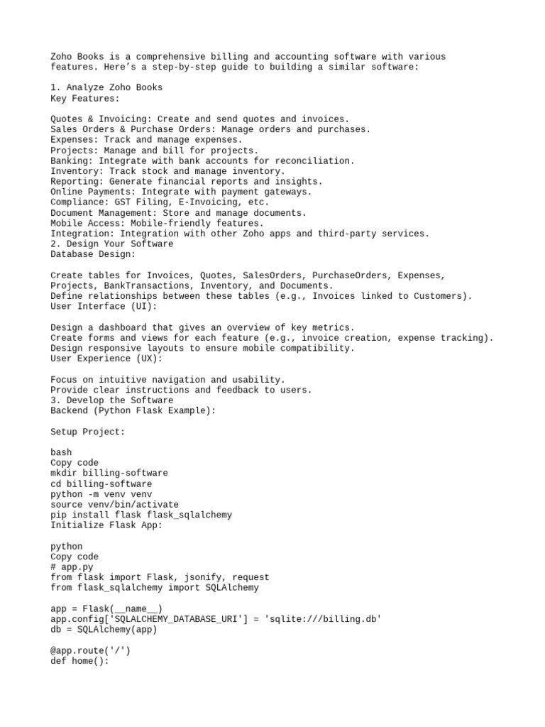Billing Software | PDF | Mobile App | Java Script