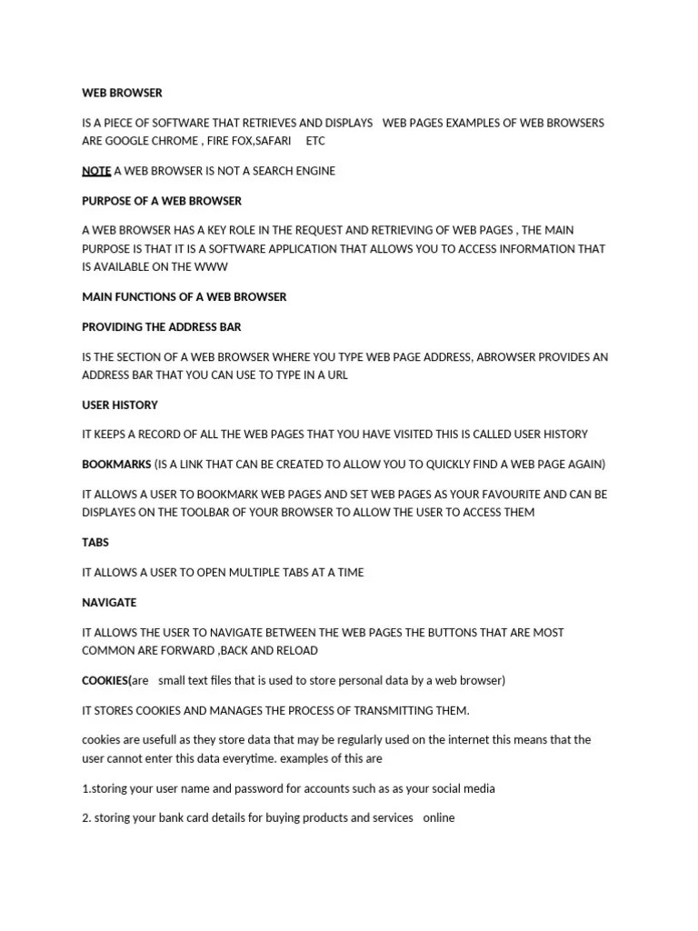 BROWSER | PDF | World Wide Web | Internet & Web