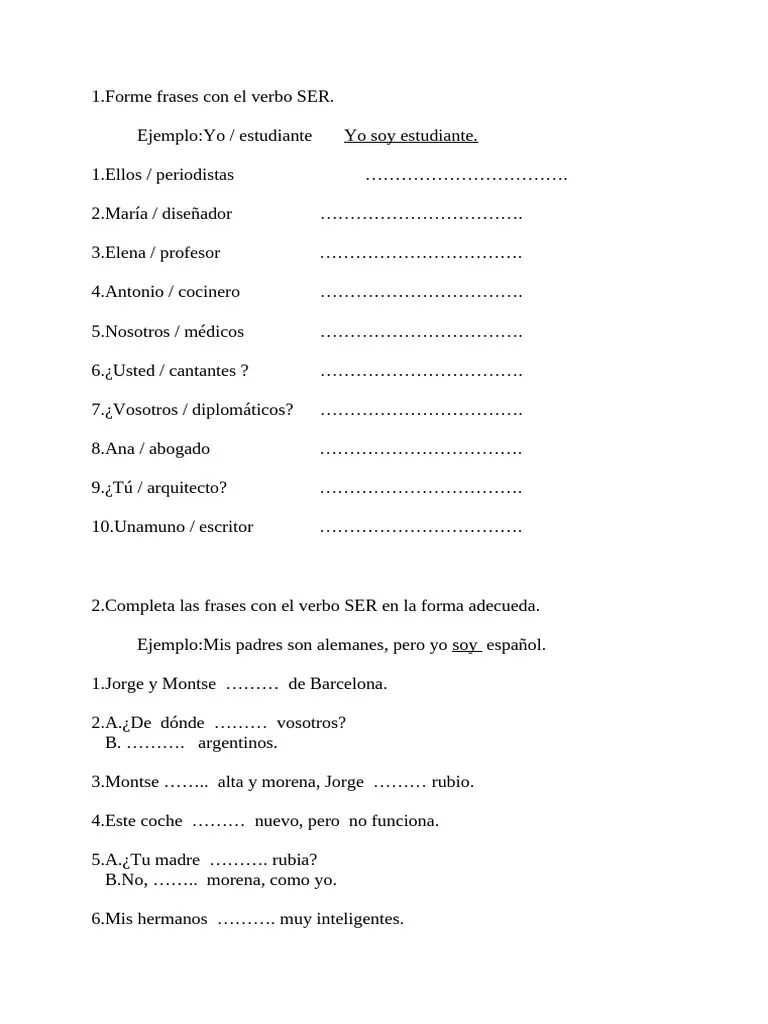 Ejercicios Del Verbo Ser - Perfect City Background - HD