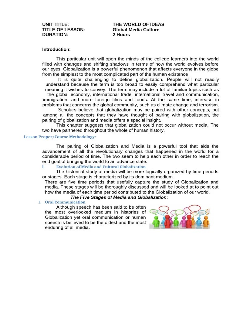 CULTURAL-GLOBALIZATION | PDF | Globalization | Writing