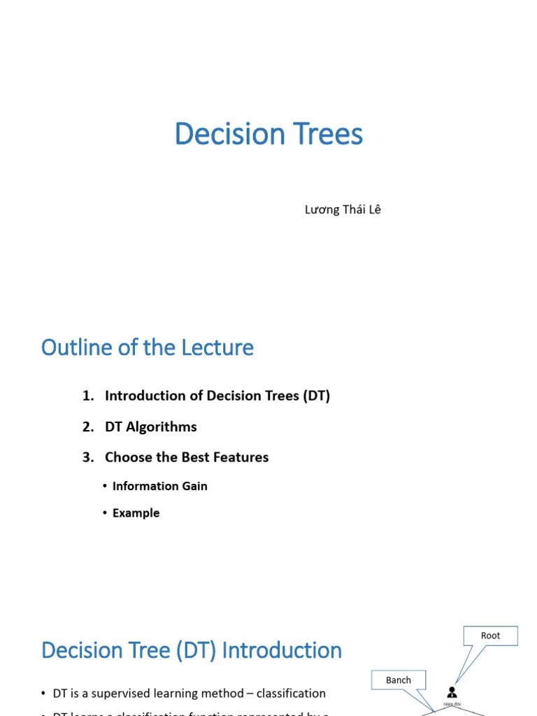 L3_Decision Trees | PDF | Statistical Classification | Machine Learning