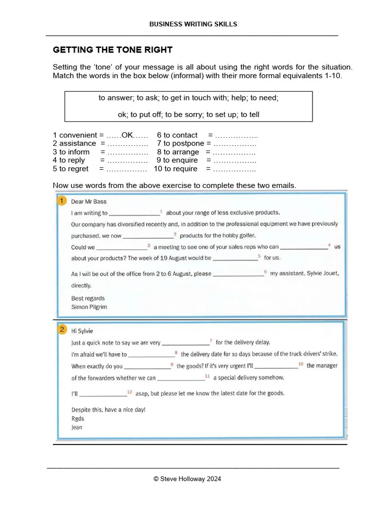 Getting The Tone Right | PDF | Career & Growth | Business