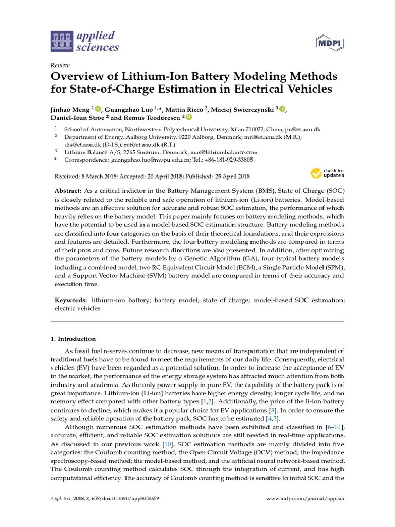 Overview_of_Lithium-Ion_Battery_Modeling_Methods_f | PDF | Electric ...