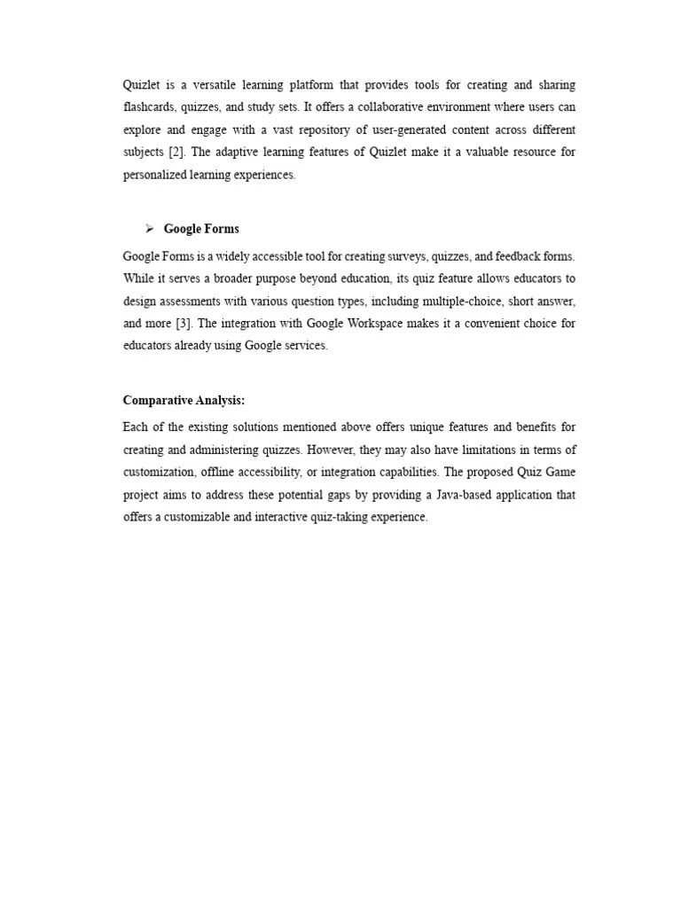 Quiz Application Using Java | PDF | User (Computing) | Usability