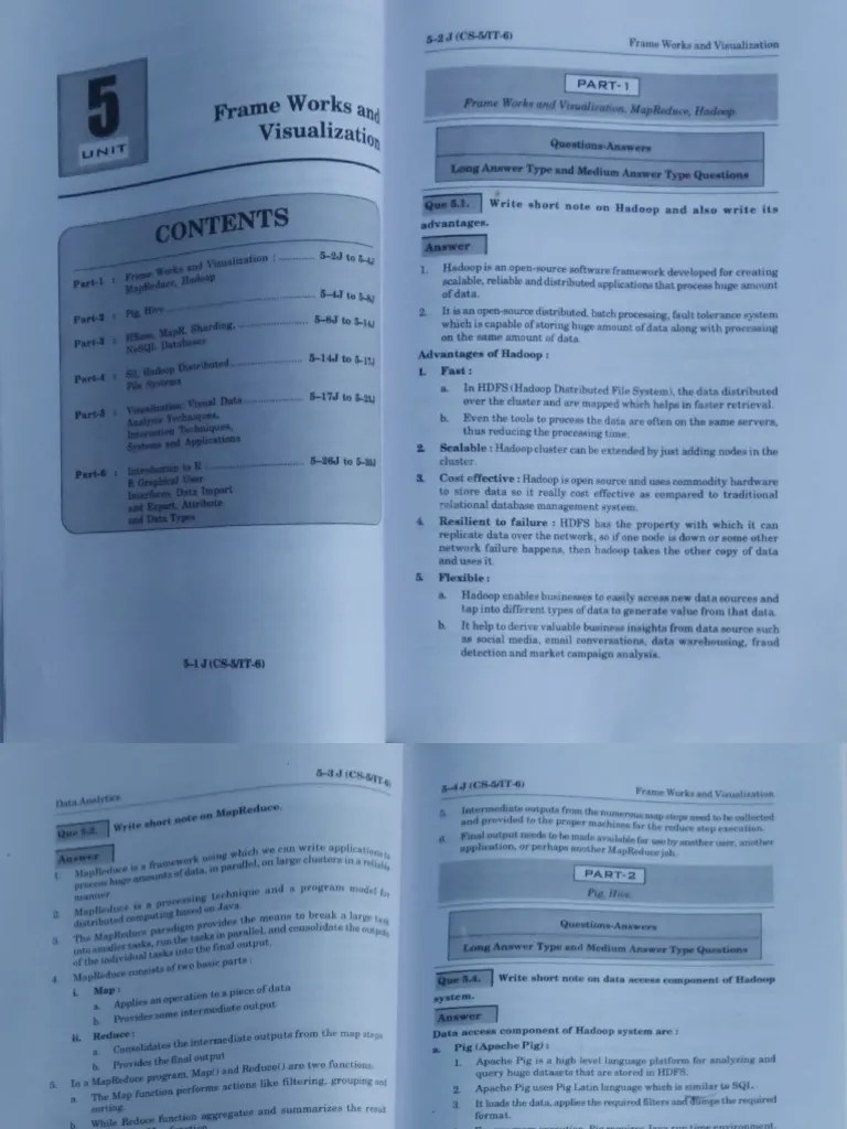 Data Analytics - Unit - 5 | PDF | Apache Hadoop | Map Reduce
