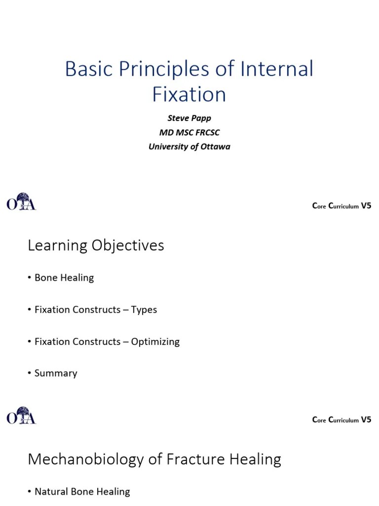 General A4 Basic Principles And Techniques Of Internal Fixation Of Fractures_0 | PDF | Bone ...