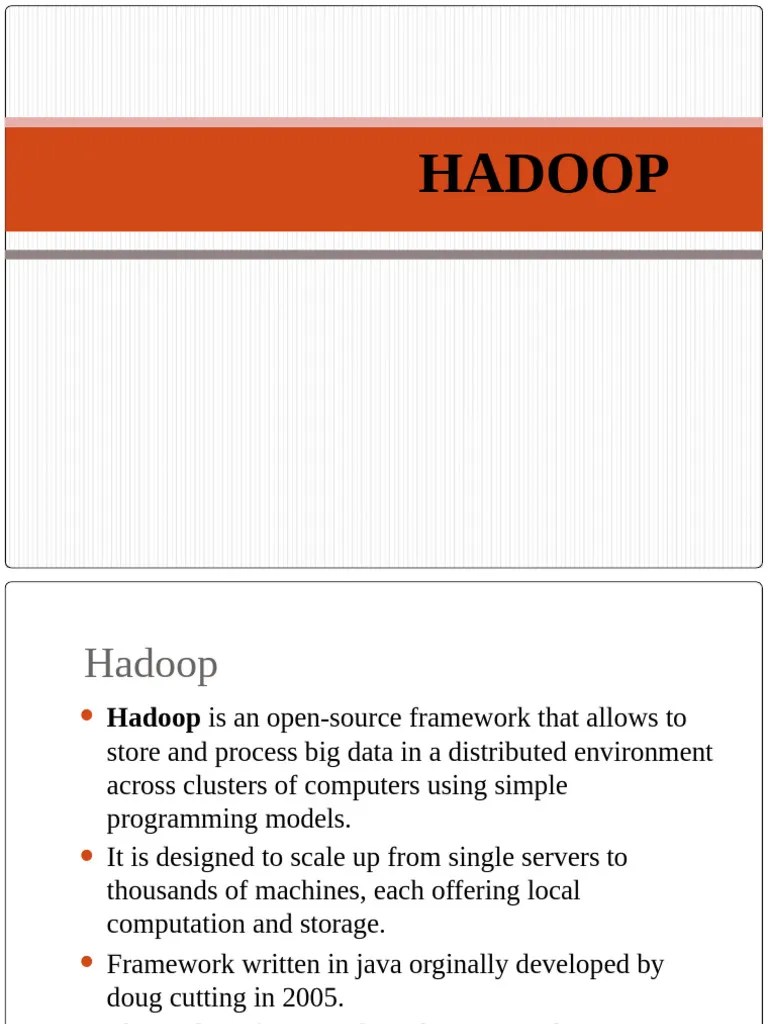 Hadoop-1 | PDF | Apache Hadoop | Map Reduce