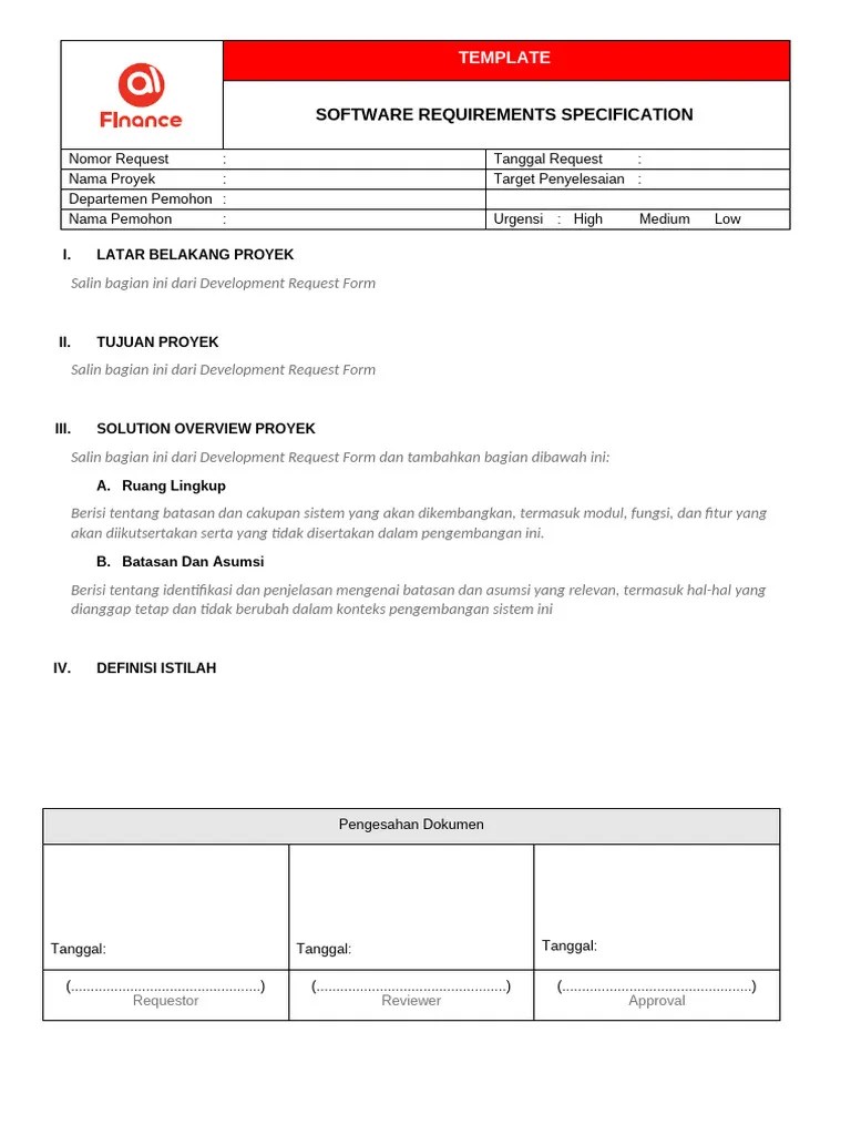 Software Requirements Specification Draft - 01 | PDF | Bisnis