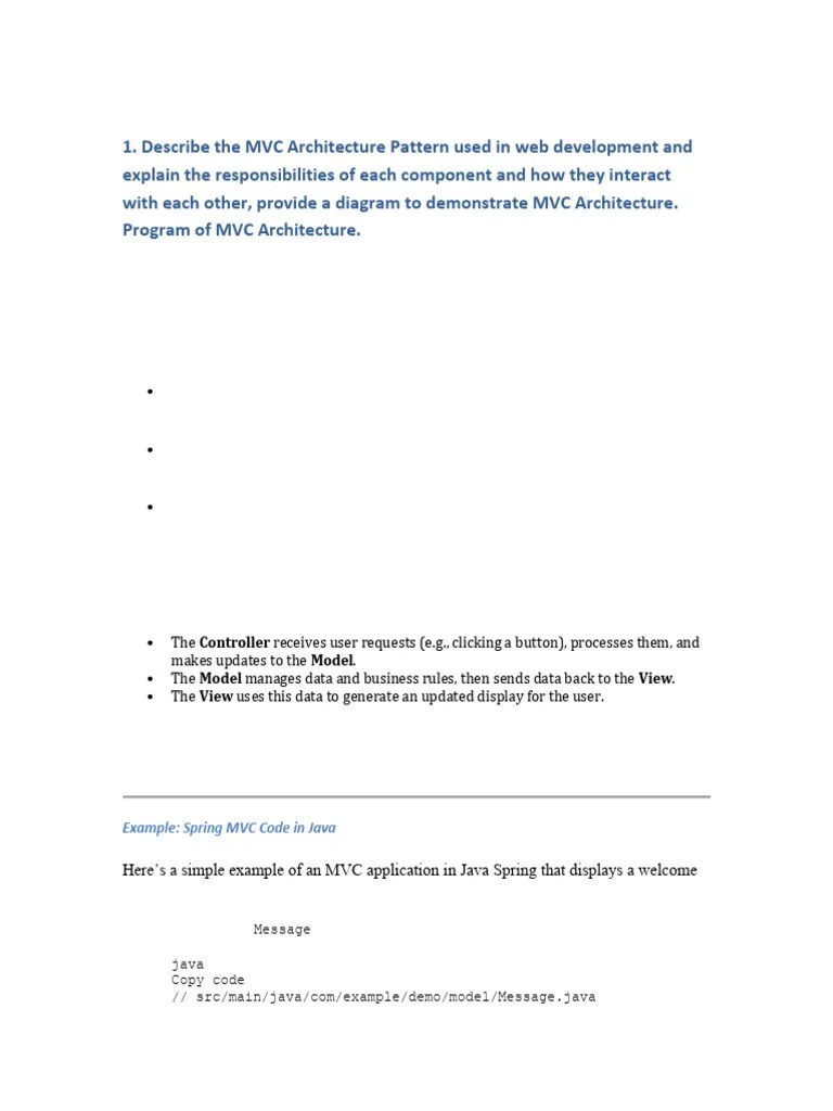 FSD-1 | PDF | Model–View–Controller | Web Service