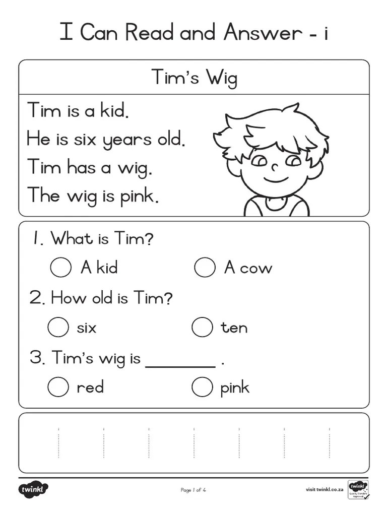 Grade 1 Reading Comprehensions I Sound - Ver - 1 | PDF | Self-Improvement