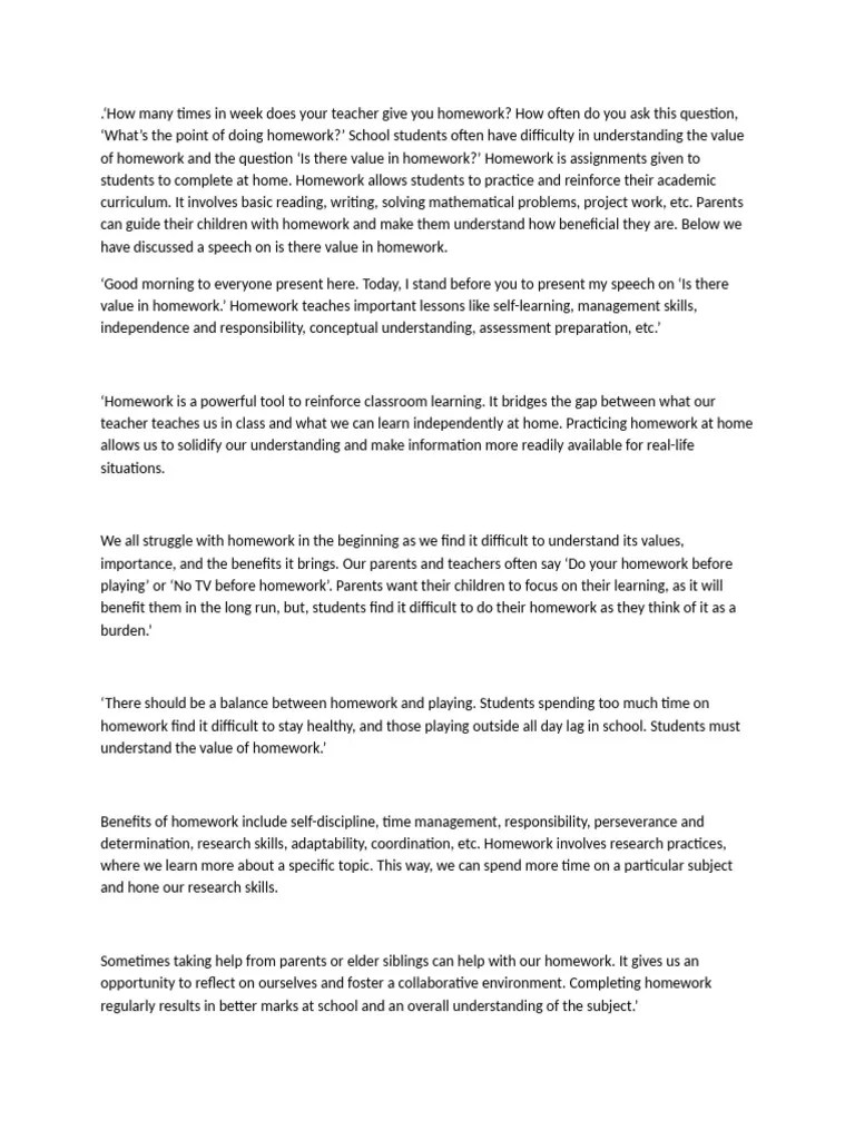 Homework | PDF | Homework | Teachers