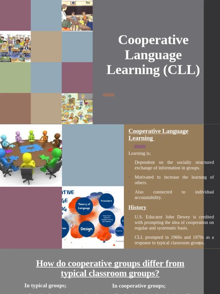 Cooperative Language Learning Cll Pdf Learning Teachers