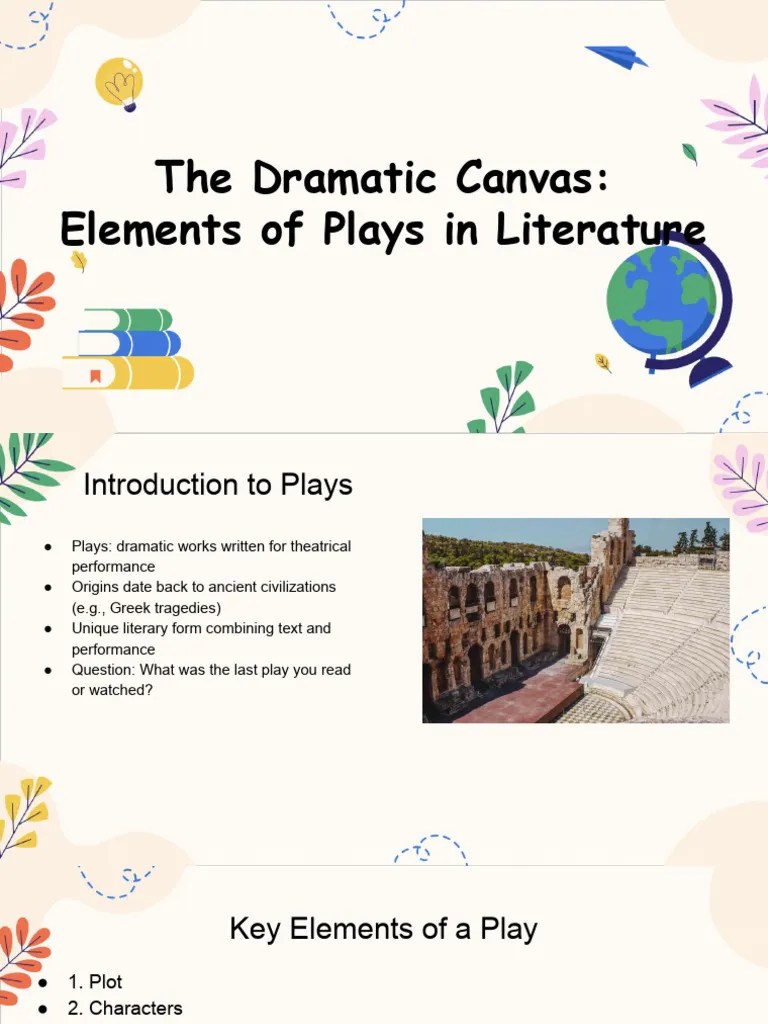 Elements Of Play | PDF | Play (Theatre) | Plot (Narrative)