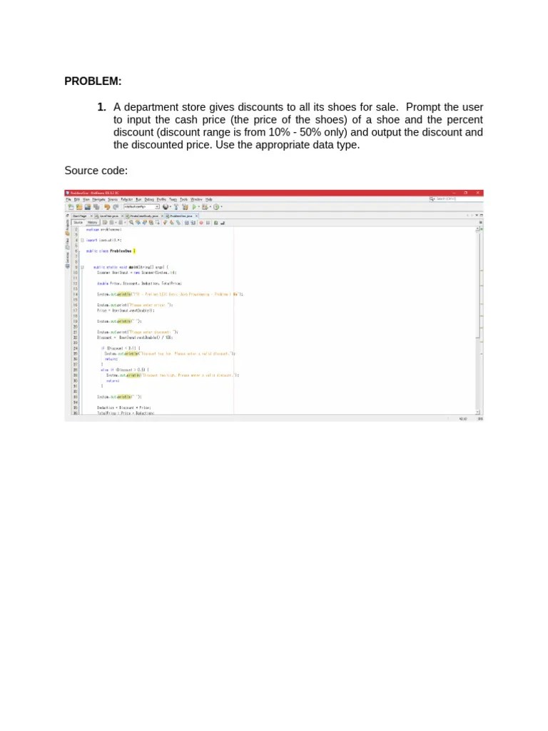 Simple Java Programs | PDF | Computer Programming | Software Engineering