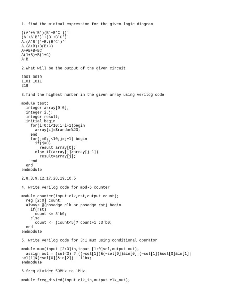Mediatek Interview | PDF | Computing | Electrical Circuits