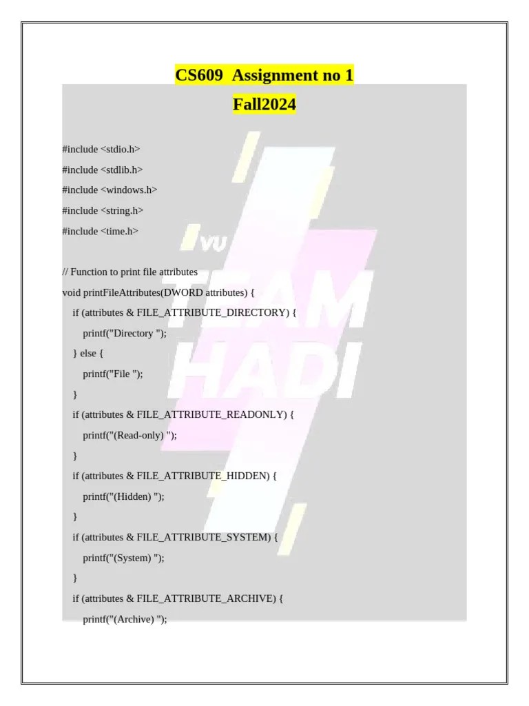 CS609 Assignment No 1 Fall2024 | PDF | Data Management | Computer Data