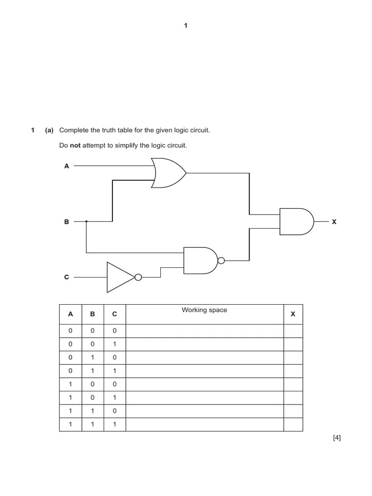 CHAPTER 10 BOOLEAN LOGIC - LOGIC GATES & TRUTHTABLE__STUDENTCOPY (1 ...