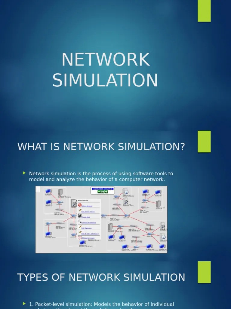 Network Simulation 2 | PDF | Computer Network | Simulation