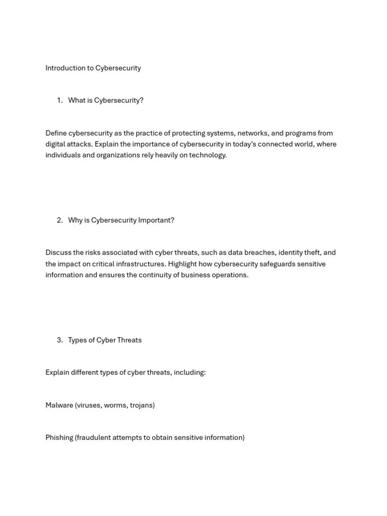 Cyber Security | PDF | Security | Computer Security