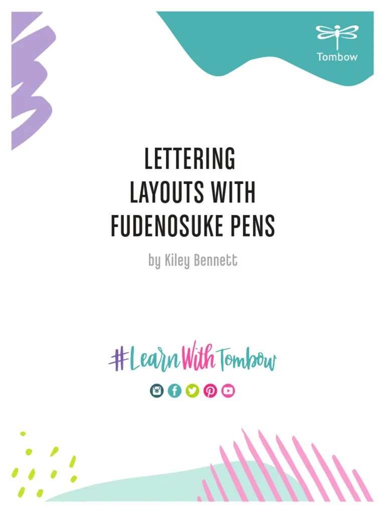 Lettering Layouts With Fudenosuke Pens | PDF