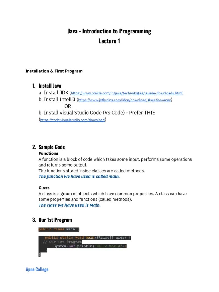 Basic Java Lectures | PDF | Integer (Computer Science) | Data Type