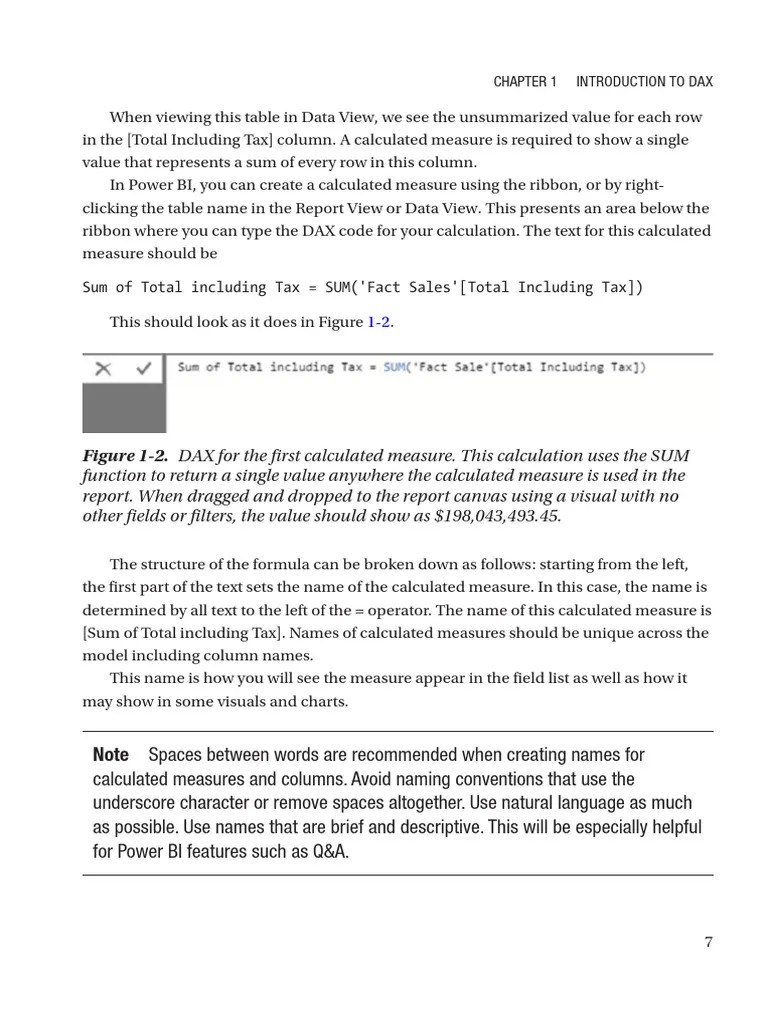 Beginning DAX With Power BI The SQL Pro's Guide To Better Business Intelligence By Philip ...