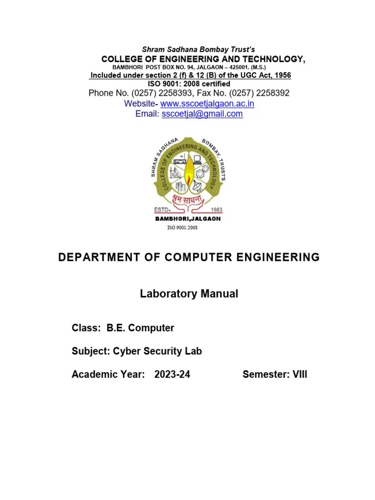 03 CS Lab Manual Initial Pages 23-24 | PDF | Engineering | Knowledge